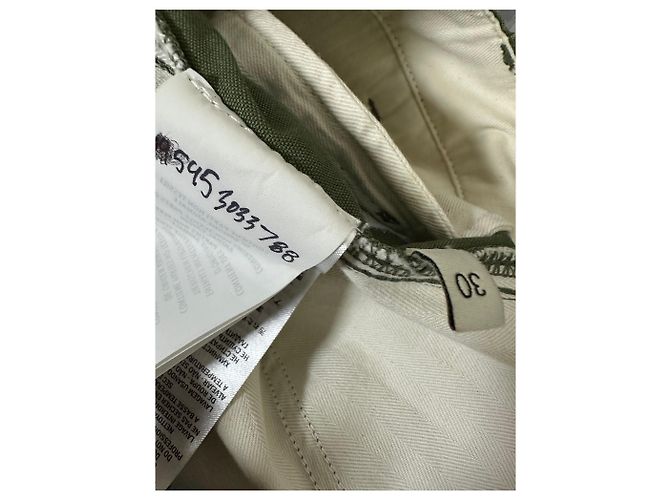 Gucci Pantaloni chino in cotone con ricamo di drago Nero - vista 8