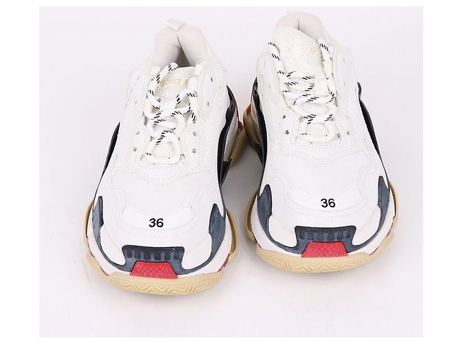 Balenciaga Sneakers Triple Bread Bianco - vista 3