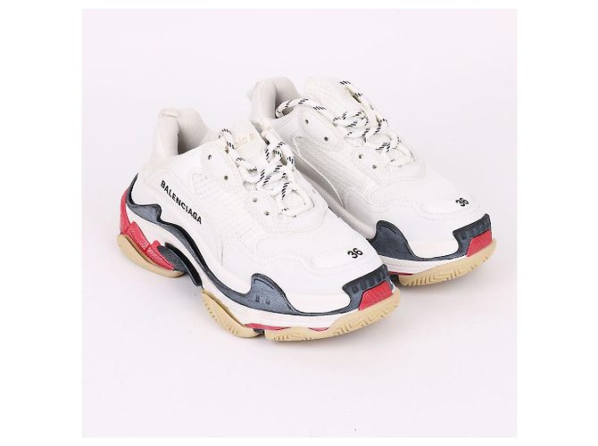 Balenciaga Sneakers Triple Bread Bianco - vista 4
