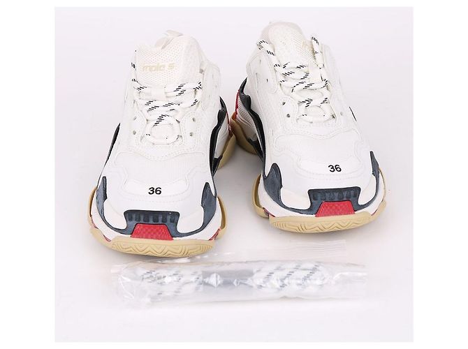 Balenciaga Sneakers Triple Bread Bianco - vista 9
