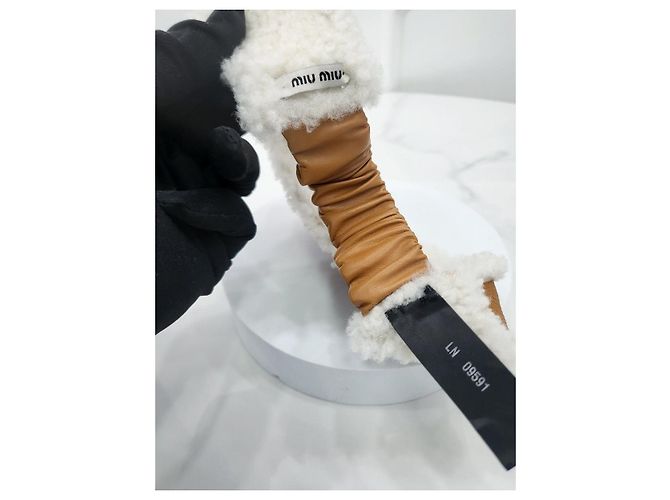 Miu Miu Shearling Headband Multiple colors - view 5