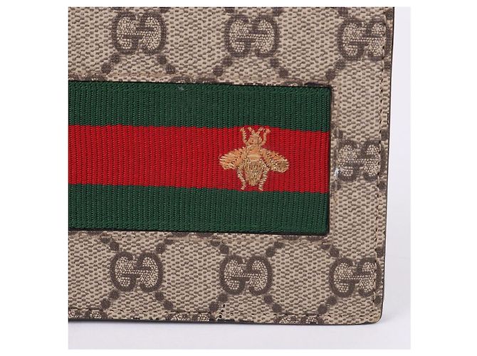 Gucci Stripes Bee Canvas Men's Wallet Multiple colors - view 2
