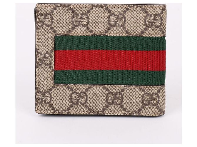 Gucci Stripes Bee Canvas Men's Wallet Multiple colors - view 5