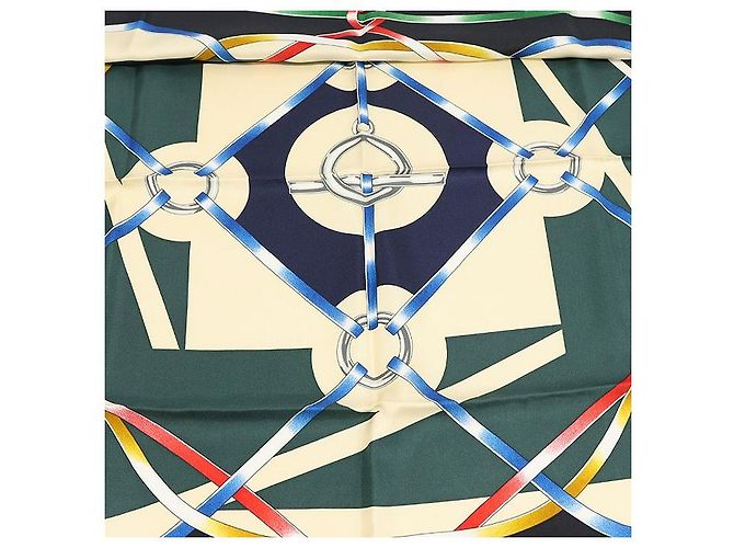 Hermès Sciarpa in seta FIGURE ARTISTIQUE Multicolore - vista 4
