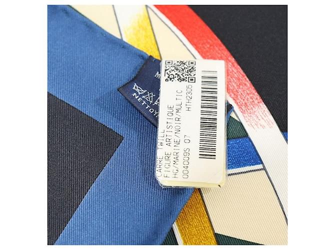 Hermès Sciarpa in seta FIGURE ARTISTIQUE Multicolore - vista 7