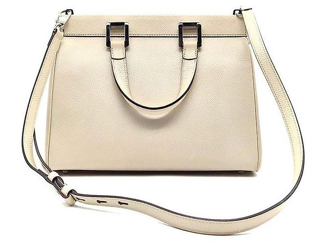Gucci Borsa Jumi Top Handle Small Bianco - vista 3