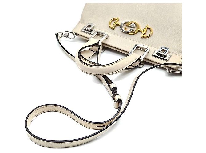 Gucci Borsa Jumi Top Handle Small Bianco - vista 5