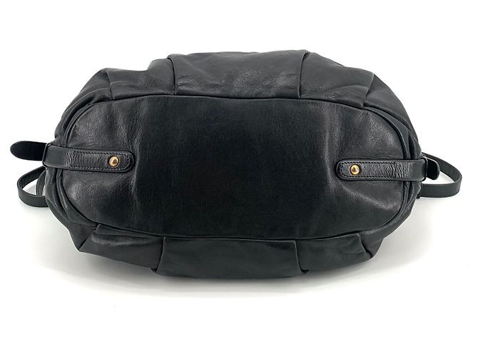 Prada Borsa Tote e Borsa a tracolla in vitello morbido Nero - view 7