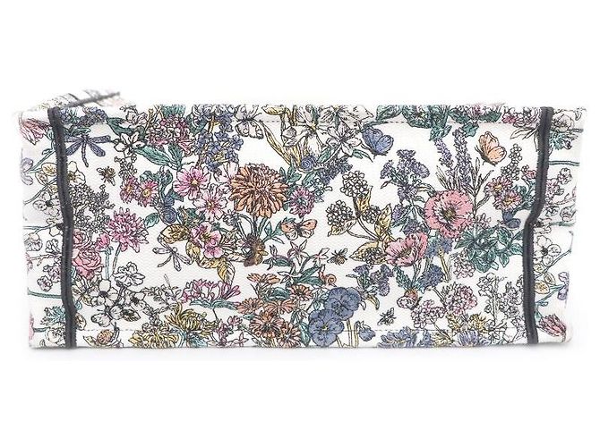 Book Tote Dior Tote de lona Lucky Flower Calendar com bordado total Medium SKU Multicor - vista 8