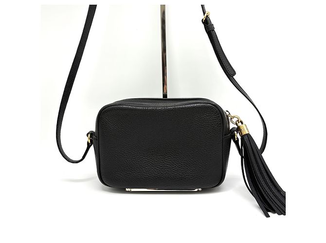 Gucci Borsa a tracolla camera Soho Disco con nappa Nera Nero - vista 4