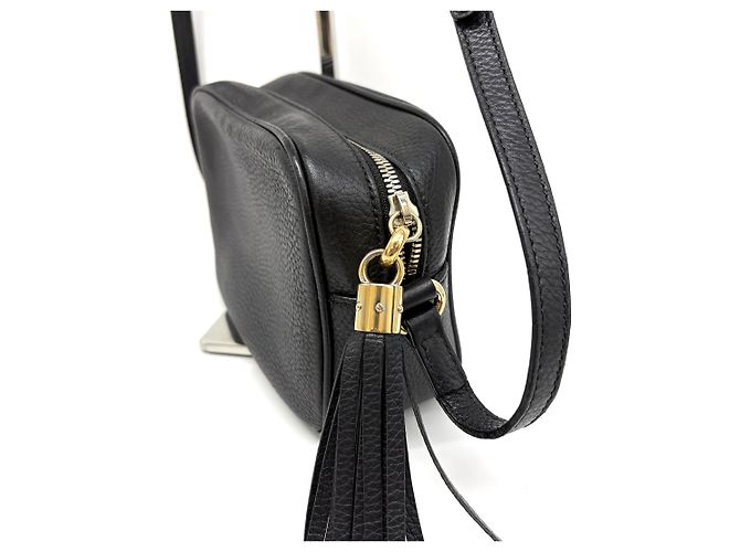 Gucci Borsa a tracolla camera Soho Disco con nappa Nera Nero - vista 5