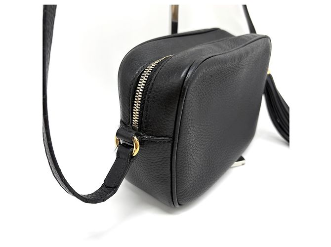 Gucci Borsa a tracolla camera Soho Disco con nappa Nera Nero - vista 6