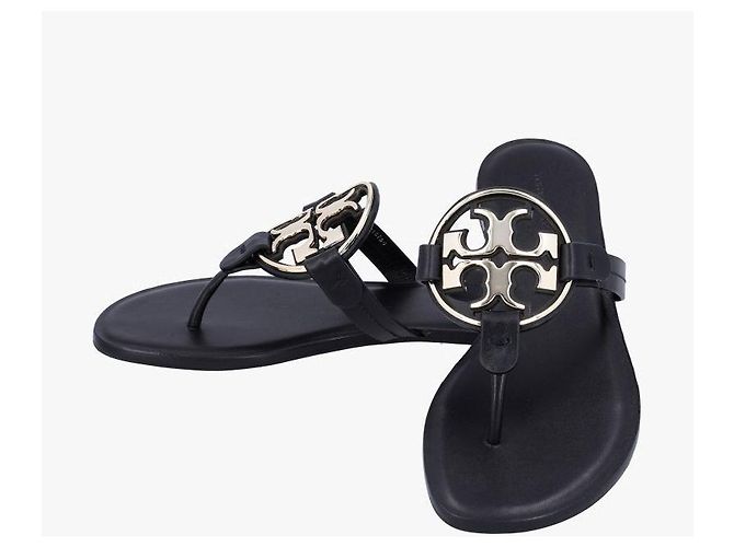 Tory Burch Sandali Slide Metal Soft Flip Flops Donna - vista 8