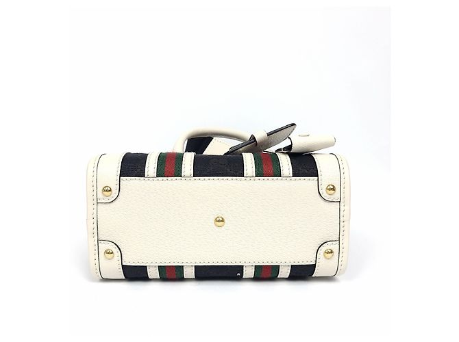 Gucci Borsa Pauletto con manico superiore e doppio uso Bianco - vista 5