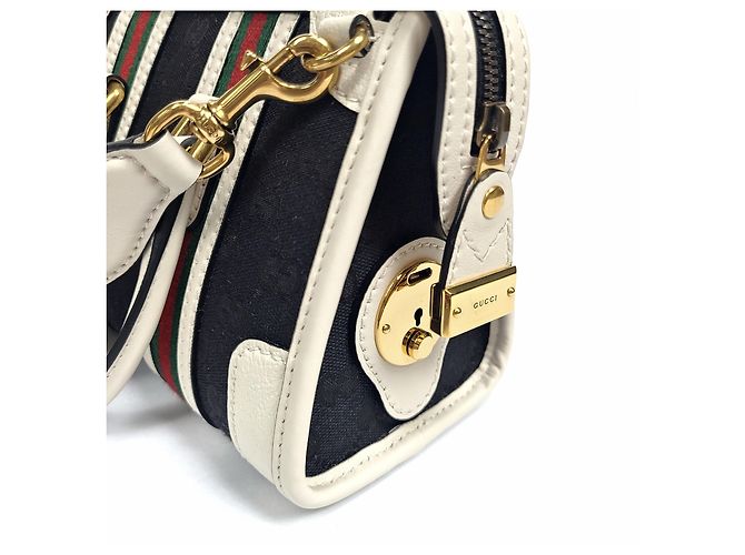Gucci Borsa Pauletto con manico superiore e doppio uso Bianco - vista 6