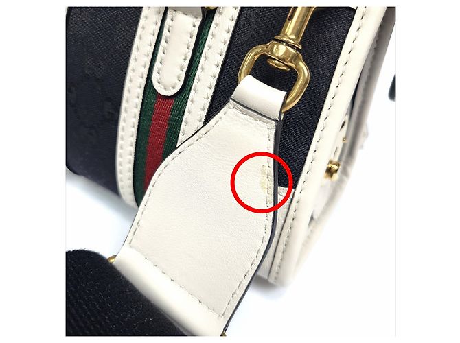 Gucci Borsa Pauletto con manico superiore e doppio uso Bianco - vista 7