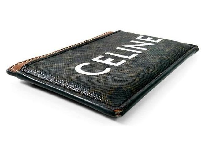 Céline Triomphe Triope Canvas Kartenetui Tan Braun - Ansicht 4