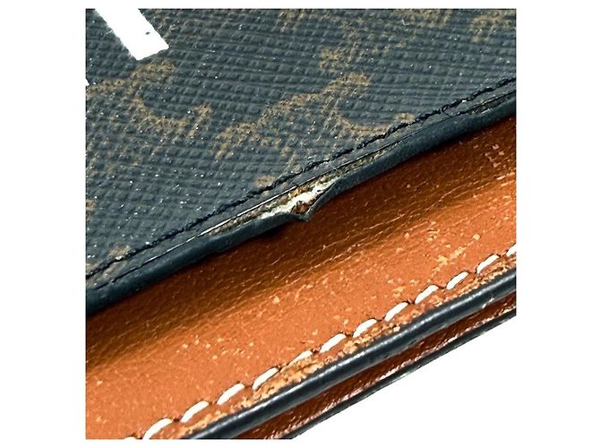 Céline Triomphe Triope Canvas Kartenetui Tan Braun - Ansicht 8