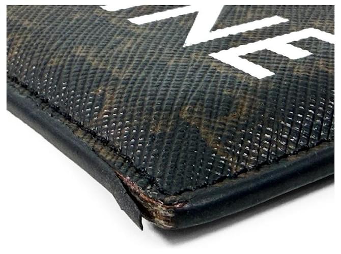 Céline Triomphe Triope Canvas Kartenetui Tan Braun - Ansicht 9