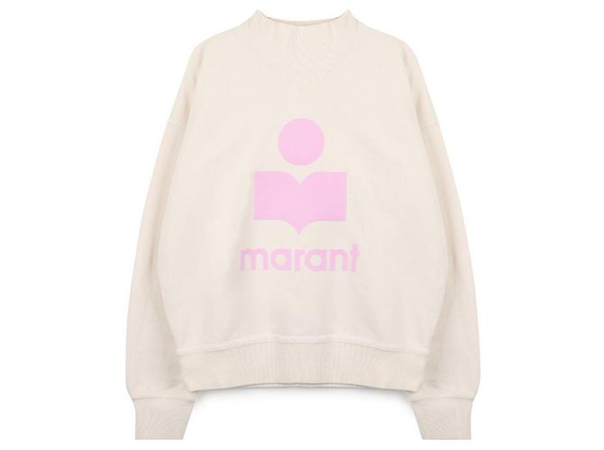 Isabel Marant Sweatshirt aus Baumwolle mit Logo-Details Braun - Ansicht 3
