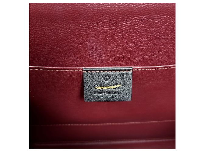 Gucci Silvy Patent Top Handle Tote Bag Medium Rot - Ansicht 7
