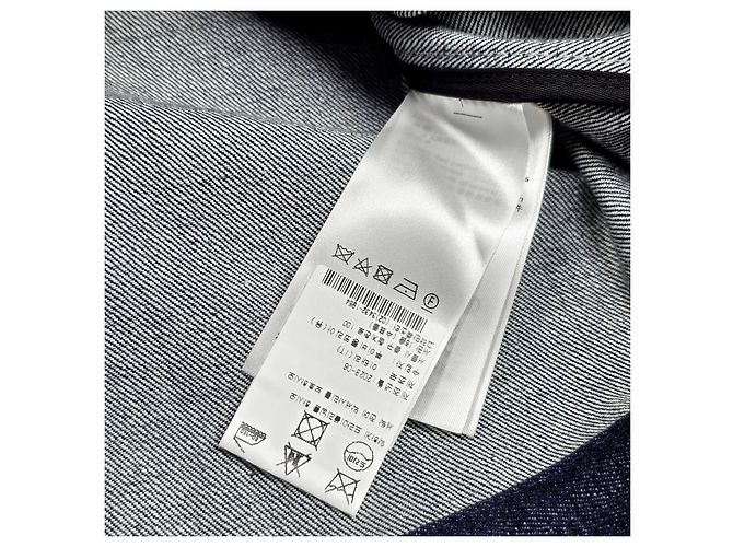 Louis Vuitton Giacca di jeans con monogramma in velluto da donna Blu - vista 6
