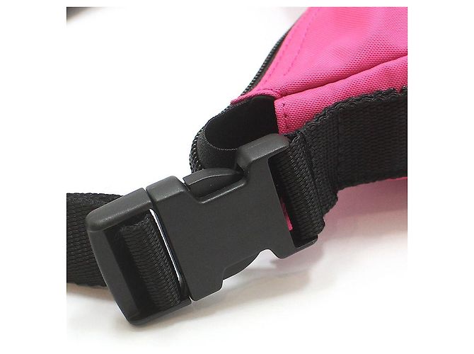 Balenciaga Piccola borsa a tracolla in nylon rosa Wheel Small Sling Bag Belt Bag Shoulder Bag - vista 10