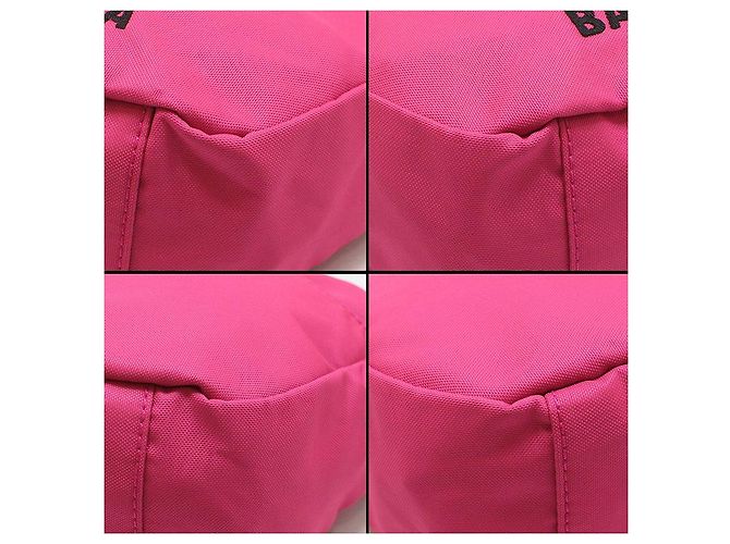 Balenciaga Piccola borsa a tracolla in nylon rosa Wheel Small Sling Bag Belt Bag Shoulder Bag - vista 12