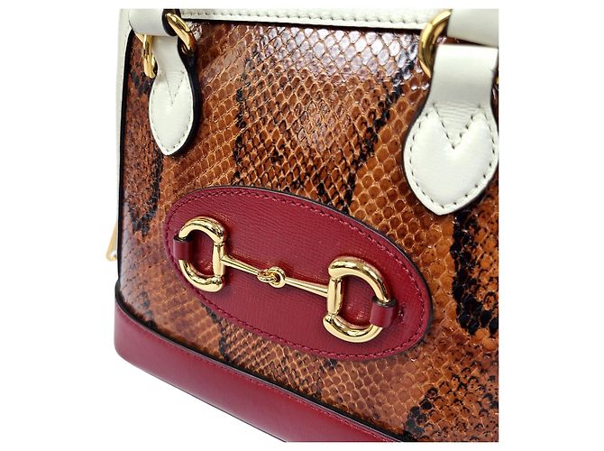 Gucci Precious Skin Mini Handtasche Python Mehrfarben - Ansicht 4