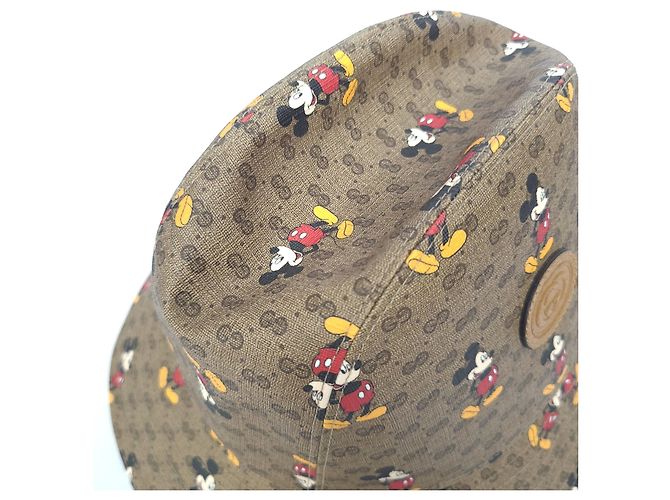 Gucci Disney Mickey Mouse Bucket Hat Braun - Ansicht 3