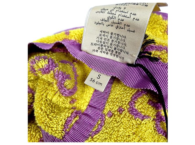 Gucci GG Frottee-Bucket-Hat Lila - Ansicht 5