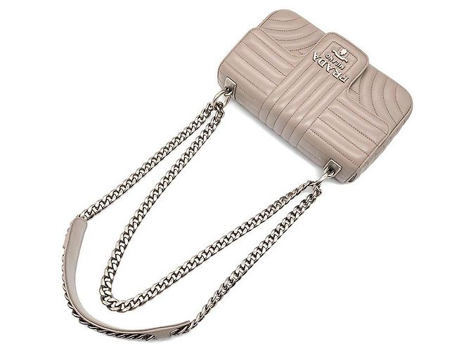 Prada Borsa a tracolla Diagram con catena Multicolore - vista 4