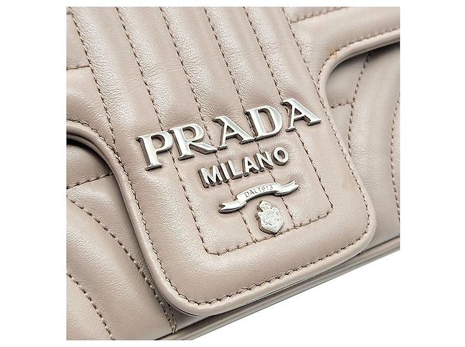 Prada Borsa a tracolla Diagram con catena Multicolore - vista 8