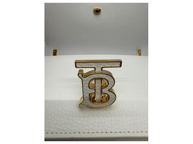 Burberry Mini Borsa TB Bianca Bianco - vista 11