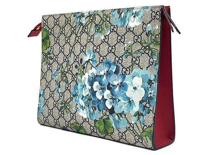 Gucci Clutch GG Supreme Bloom Multicolore - vista 2