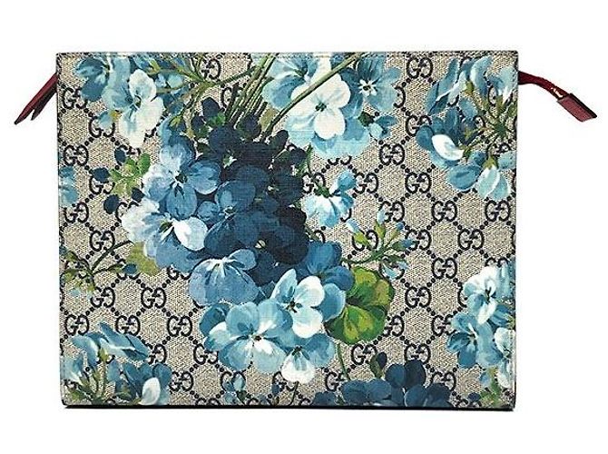 Gucci Clutch GG Supreme Bloom Multicolore - vista 3