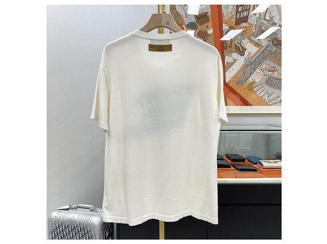Louis Vuitton Maison LV Rundhals Strickpullover Kurzarm T-Shirt Mehrfarben - Ansicht 5