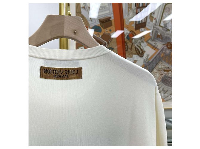 Louis Vuitton Maison LV Rundhals Strickpullover Kurzarm T-Shirt Mehrfarben - Ansicht 6