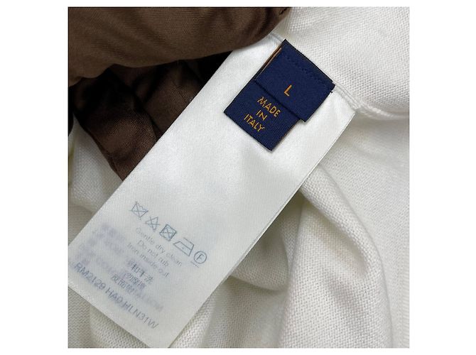 Louis Vuitton Maison LV Rundhals Strickpullover Kurzarm T-Shirt Mehrfarben - Ansicht 9