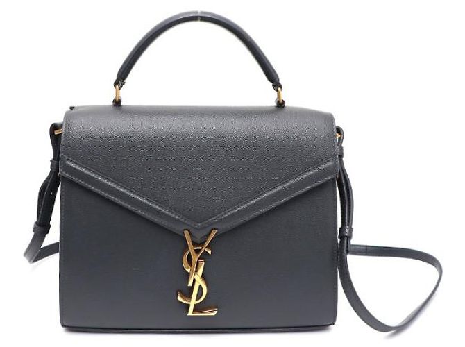 Saint Laurent Borsa Tote Cassandra Medium con manico superiore e borsa a tracolla Marrone - vista 10