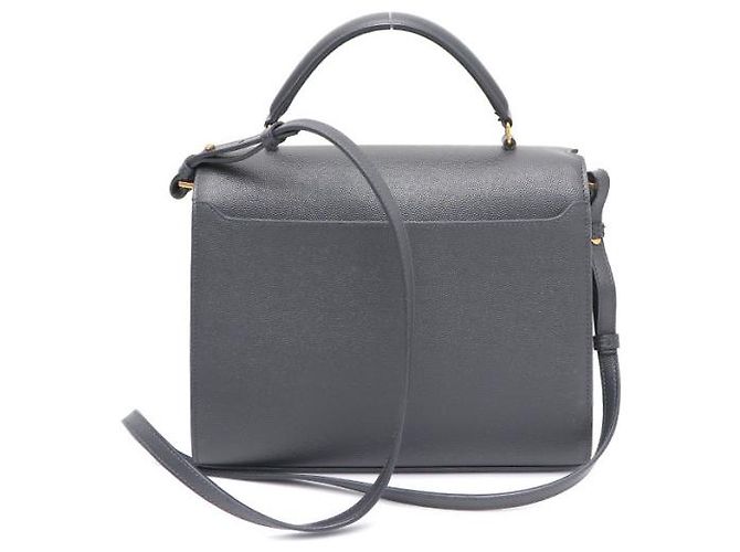 Saint Laurent Borsa Tote Cassandra Medium con manico superiore e borsa a tracolla Marrone - vista 12