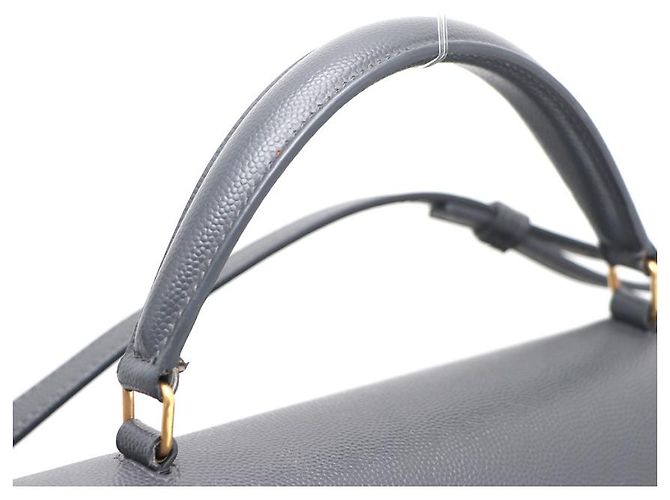 Saint Laurent Borsa Tote Cassandra Medium con manico superiore e borsa a tracolla Marrone - vista 13