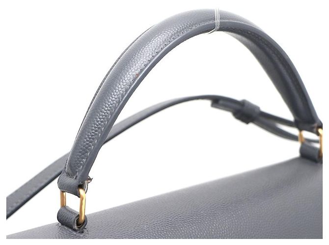 Saint Laurent Borsa Tote Cassandra Medium con manico superiore e borsa a tracolla Marrone - vista 4