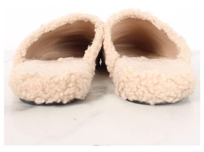 Balenciaga Mule e pantofole accoglienti in shearling Beige Marrone - vista 6