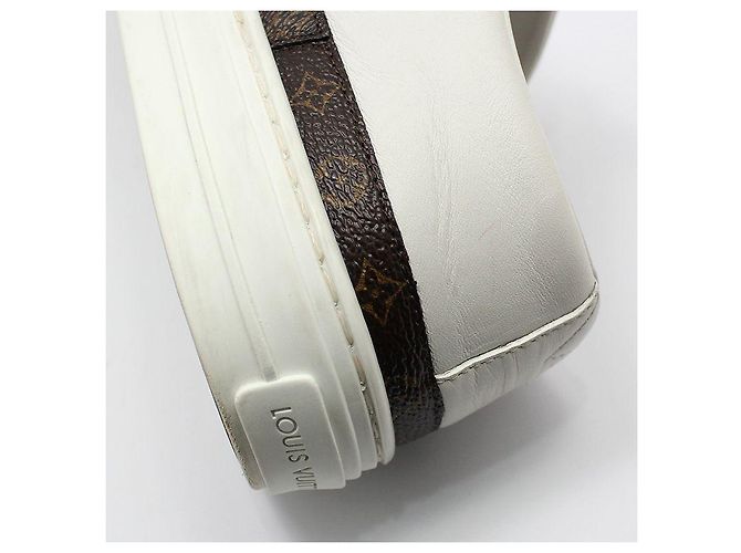 Louis Vuitton Weiße Stella Leder-Sneaker Braun - Ansicht 11