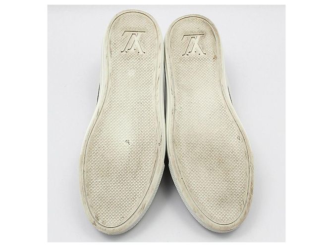 Louis Vuitton Weiße Stella Leder-Sneaker Braun - Ansicht 6