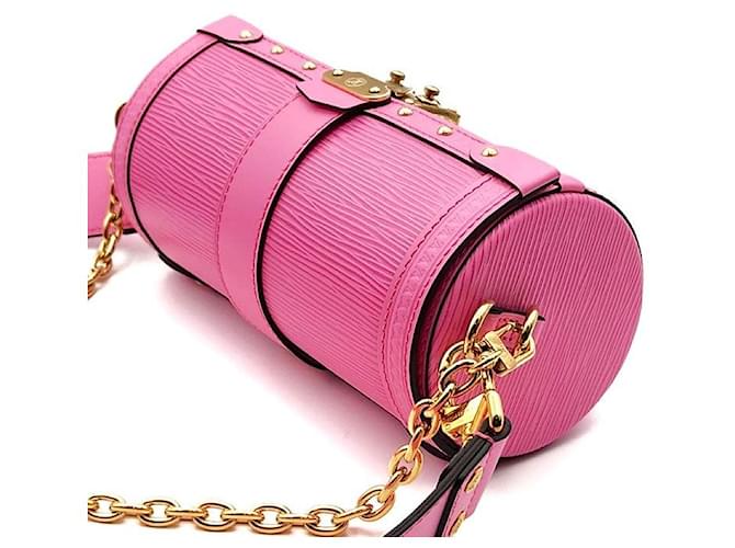 Louis Vuitton Baule Epi Papillon Rosa - vista 6