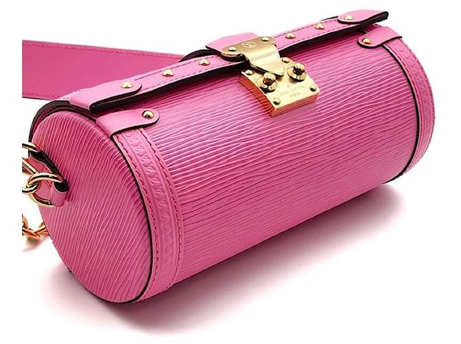 Louis Vuitton Baule Epi Papillon Rosa - vista 7