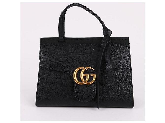 Gucci Borsa a mano e a tracolla GG Marmont Small Nero - vista 2