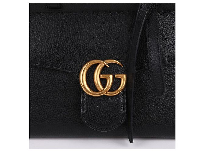 Gucci Borsa a mano e a tracolla GG Marmont Small Nero - vista 3